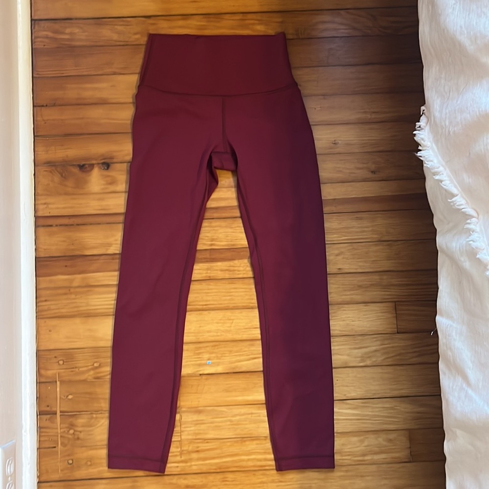 Lululemon High Rise Wunder Under 28" - Luxtreme - Red - Picture 3 of 5